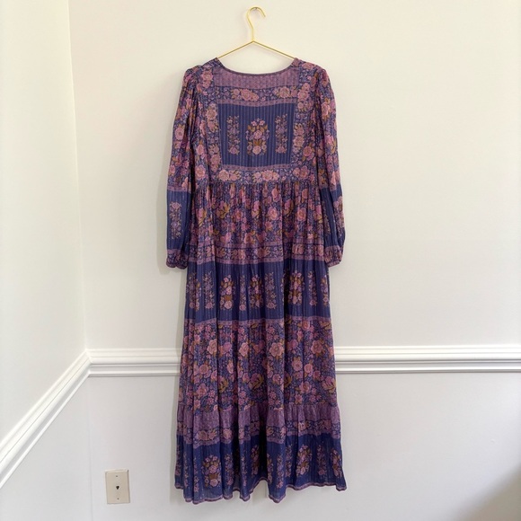 Spell & The Gypsy Collective Juniper Gown Sz M Long Maxi Dres Floral - Picture 8 of 11